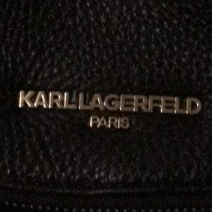 Karl Lagerfeld medium leather back pack